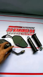 spion standar model Yamaha+hendgrip model Jupiter+Jalu stang