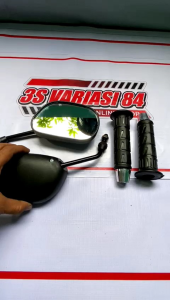 spion standar model Mio+hendgrip model Kawasaki kz+Jalu stang