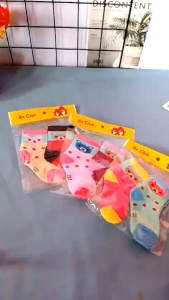6 Pasang Kaos Kaki Bayi SNI Baby 1 -12 tahun Rajut Lembut Motif Karakter Newborn || Jawahirahfashion Perempuan