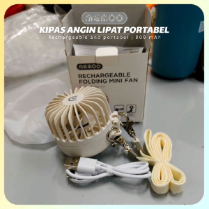 MEMOO KIPAS ANGIN LIPAT PORTABEL CAS 800 MAH