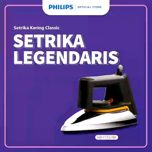 ready stok terbatas setrika philips klasik iron dry cod