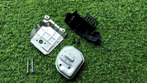 GSMชุดท่อไอเสีย "ครบชุด" เครื่องตัดหญ้า รุ่น GX35 พร้อมใช้ ✓งานอย่างดี ✓คุณภาพสูง ✓ตรงปก 100%