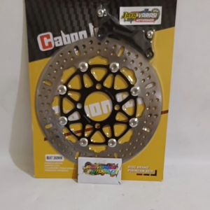 Piringan Cakram Depan Variasi Disc Brake Rotor Black Series 260mm Model PSM Bulat Plus Breket 260mm PNP Honda Beat/Scoopy/Spacy/Vario/Genio