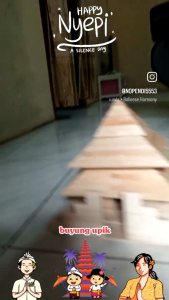 miniatur tempat ibadah agama Hindu (pura?