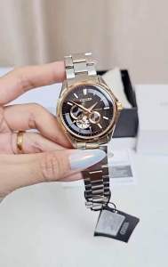 ĐỒNG HỒ NAM CHÍNH HÃNG Citizen NP1014-51E Automatic Sapphire Rose Gold Black Dial