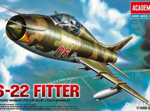 Academy Hobby Model Kits S-22 Fitter 1/144 Scale Original from South Korea Fit/Use: Aircraft Model Kit Scene: Military Aviation
