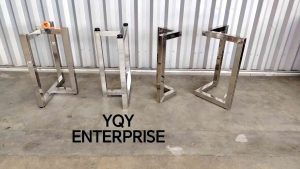 Dining table leg stainless steel(MY Ready Stock) Table base set kaki meja stainless steel bar table leg 铁艺桌脚