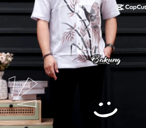 Kemeja | Kemeja Pria Lengan Pendek Bahan Katun adem dan kualitas gambar tidak mudah luntur