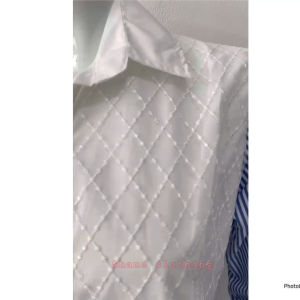 SHANE CLTOHING TUNIK RUFFLE BRUKET WAJIK KOMBINASI GARIS