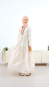 Gamis Neva tanpa Jilbab Terbaru by Cutetrik