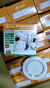 Đèn âm trần 7w 3 chế độ sáng SUNIX bảo hành 2 năm