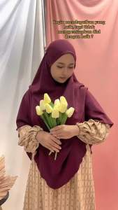 BERGO MARYAM CRINGCLE XXL HIJAB TALI