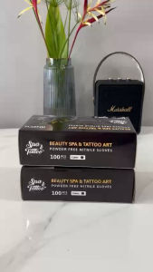 Hộp 100 CÁI Găng Tay ZEN GLOVE Không Bột Nitrile MÀU ĐEN Găng Tay Dùng Trong Chế Biến Thực Phẩm Và Spa Găng Tay Chống Nước Và Thoáng Khí - Lazada