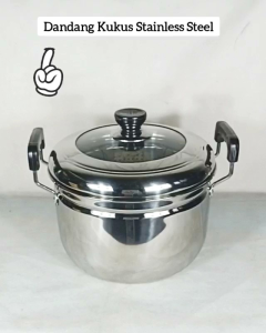 WLW888 Panci Kukusan / Dandang Kukusan Stainless Steel Panci Steamer Serbaguna / Panca Guna Ukuran 25Cm