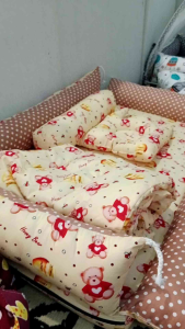 kasur bayi kelambu plus selimut