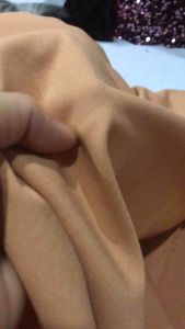 Vải cotton Lụa Hàn Quốc màu be cam co giãn nhẹ không nhăn (khổ 1m5)may đầm váy vest đồ công sở cho nữ đẹp sang