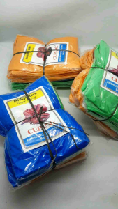 6 Pcs Jas Hujan Cupang Merah Lengan Panjang Jas Hujan Ponco Jas Hujan Murah Berkualitas
