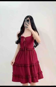 MONTERO DRESS with a tie front detailed dress