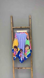 Voal Printing Anak Motif Dora / Hijab Anak Motif Lucu