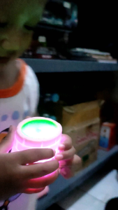 POP UP Mainan Squisy Pencet Nyala Kedip