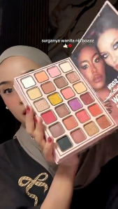 IGOODCO 78 warna eyeshadow alis blush lipstik konsealer Pearlescent Matte Easy Tinting Eyeshadow Book free brush