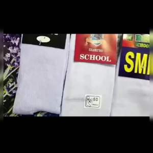 KAOS KAKI PENDEK HITAM PUTIH / KAOS KAKI SEKOLAH SD SMP SMA / KAUS KAKI SEKOLAH PUTIH / HITAM / KAOS KAKI REMAJA DEWASA | KS-7825