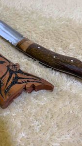 GOLOK CIBATU ASLI patimura ukir panjang GOLOK kerja pemotong kayu dan pohon besar fulltang baja per