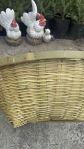 กระจาดไม้ไผ่สี่มุม ขนาด14นิ้ว