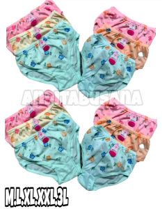 TERLARIS CELANA DALAM WANITA MOTIF POLOS DAN BUNGA