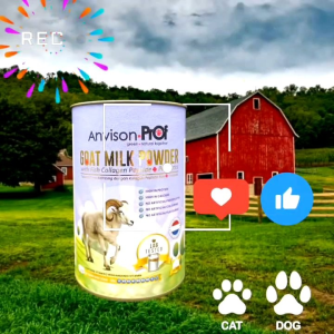 Anvison Pet Goat Milk Powder with Collagen & Probiotic 300gm