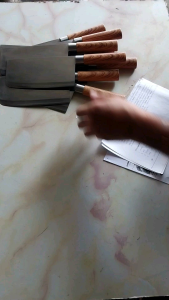 dao Thái thịt rau củ bãi Nhật hàng thanh lý còn mới 80% bao bén không bén hoàn tiền 100% lưỡi dày 17cm rộng 8cm dầy 2ly