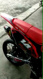 TERLARIS KNALPOT KLX NORIFUMI ROCKET 4 CRF DTRACKER SUPERMOTO