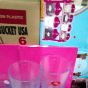 GELAS PLASTIK MIKA AKRILIK ANTI PECAH TAHAN PANAS WARNA BENING PER 1PCS