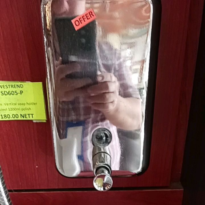 1000ML soap dispenser stainless steel polish finished