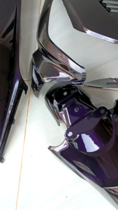 Cover ful body halus Honda beat karbu hitam lembayung ungu cat costum 2010-2012