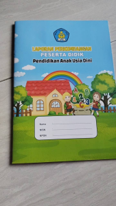 Buku Raport Paud Besar B5 K13 edisi 2024 Bisa Satuan Cetakan tidak luntur Awet dan tahan lama