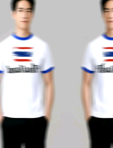 Smilelovely เสื้อยืดสไตล์วินเทจ แถบแขนคอกุ้นสี งานสกรีนลาย ธงชาติไทย Thailand ลงบนเนื้อผ้าคอทต้อนแท้ เนื้อนุ้มๆ ใส่ไม่ย้วย ใส่ได้ทุกโอกาส คอกลม ใส่ได้ทั้งชายและหญิงเสื้อยืดคอกลม