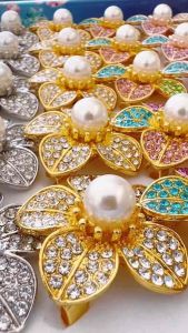 ZK Jewellery 2pcs [FREE BOX] Korea Premium Brooch Kerongsang Pin Bahu Mutiara Muslimah Keronsang Bahu-B2844