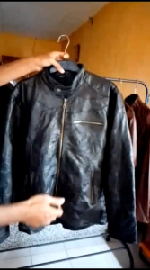 Jaket Kulit Domba Motif Sambungan Anti Api & Anti Air Model Terbaru New Elegant