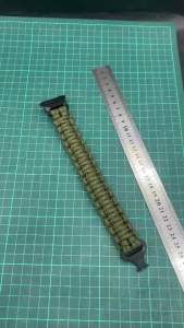 ข้อมือถักเชือกparacord หัวล็อคปลดเร็ว หัวล็อคยุทธวิธี วัสดุโลหะผสมสังกะสี มีความแข็งแรงทนทาน นำ้หนักเบา ไม่ขึ้นสนิม