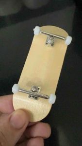 BRILLIANTE FINGERBOARD COMPLETE SET WOOD 34MM HIGH CONCAVE ENGRAVE LOGO + FREE FOAMTAPE