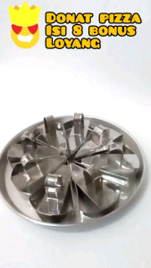 LOYANG KUE / NAMPAN CETAKAN DONAT KARAKTER / DONAT PIZZA BAHAN STAINLES