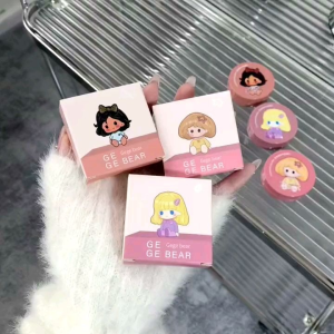 Gege Bear Peach Air Cushion Blush Low Saturation Enhances Fair Complexion @ 戈戈小熊茶茶桃色气垫腮红 低饱和纯欲风日常显白胭脂