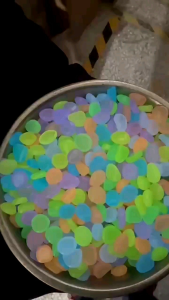 Batu hias buatan Resin Glow in the Dark Batu hias dekorasi aquarium