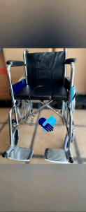 Commode Wheelchair U Type and Rios Wheels with 100Kgs Weight Capacity for Adult and Elderly Wheelchair with Commode