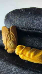 R203 auspicious crafted jackfruit wood Bumble Bee- thai amulet Buddhism charm pendent collection