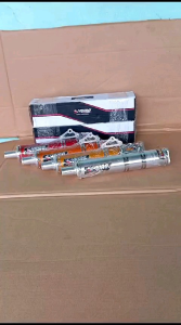 Slencer Silencer Alumunium dan Warna Shijiro Amorex BMRT Ninja 150 R SS RR new RR OLD ZX150 CBU Original