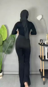 Celana Flare Scuba Premium – High Waist Nyaman & Stylish