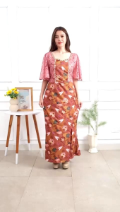 Gaun Batik Jelita Ukuran L XL XXL: Desain Elegan untuk Acara Formal