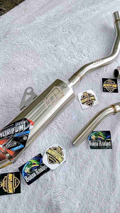 Knalpot norifumi torch standar boreup crf klx dtracker wr tiger scorpio trail viar cross 150 full sistem stenlis